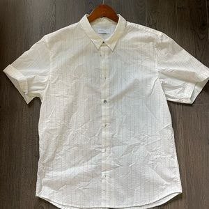 BLDWN stripped button down brand new Large